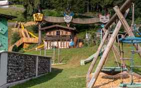 Blick auf den Spielplatz